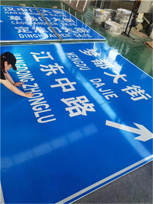 交通指示牌实物